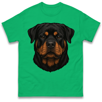 Rottweiler Face T Shirt