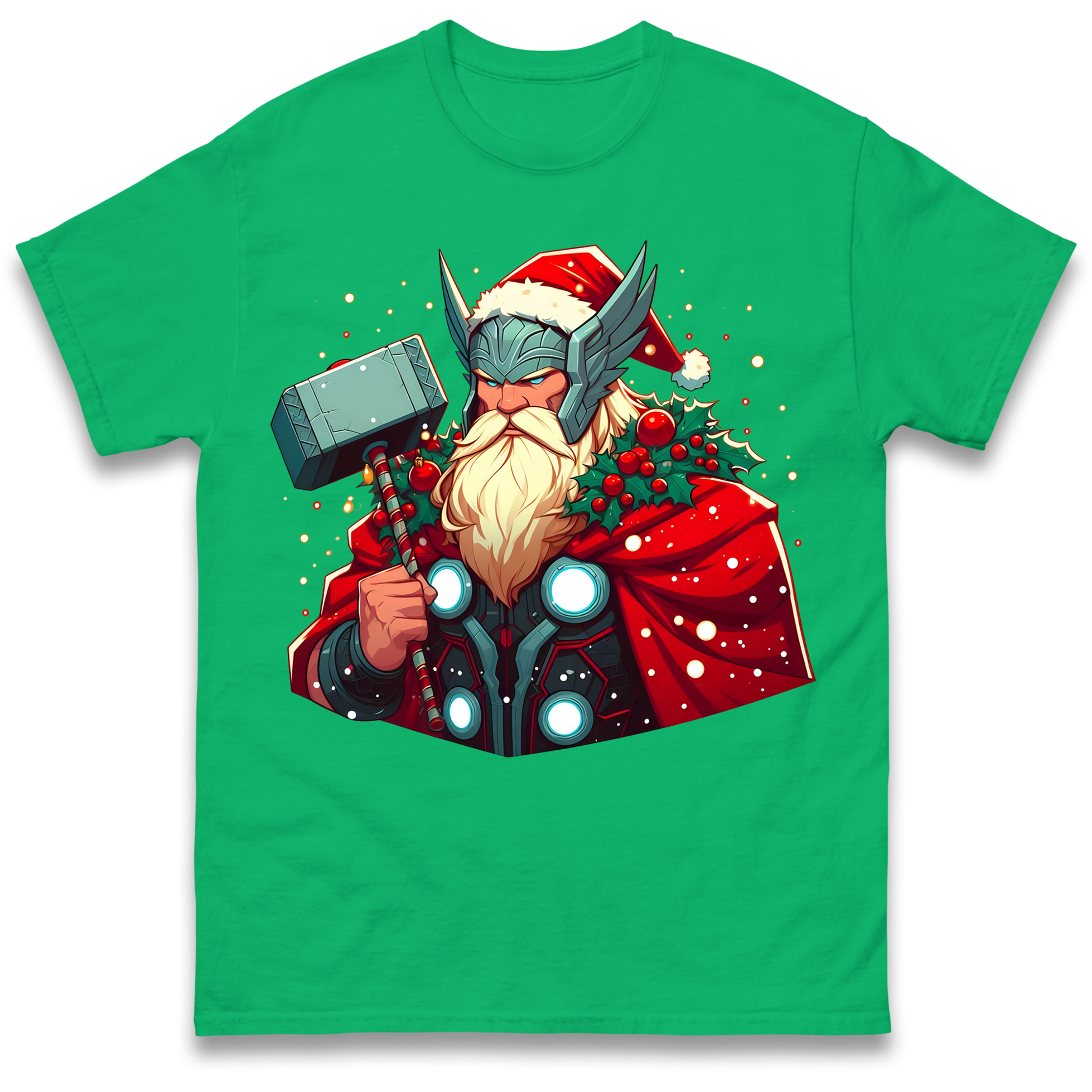 Viking Thor Santa T Shirt