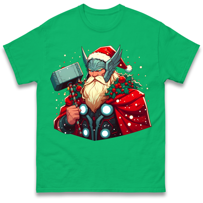 Viking Thor Santa T Shirt