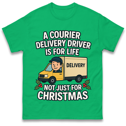 Courier Delivery Driver Christmas T Shirt