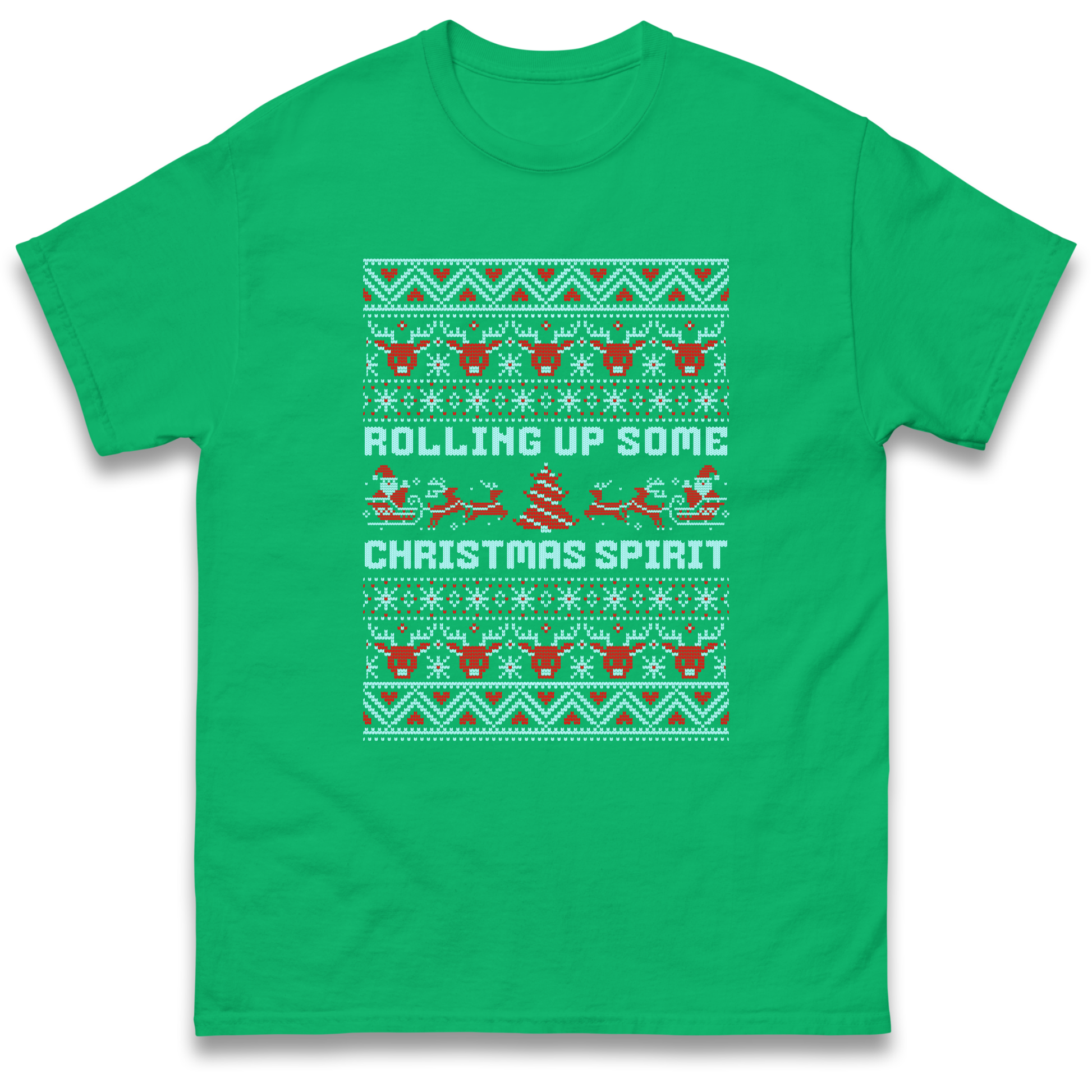 Rolling up Some Christmas Spirit T Shirt