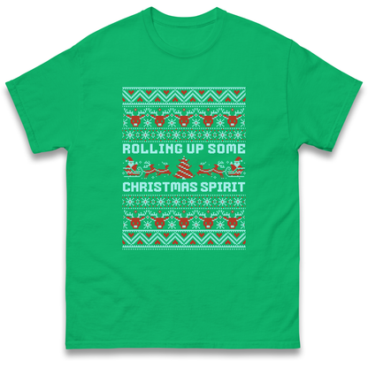 Rolling up Some Christmas Spirit T Shirt