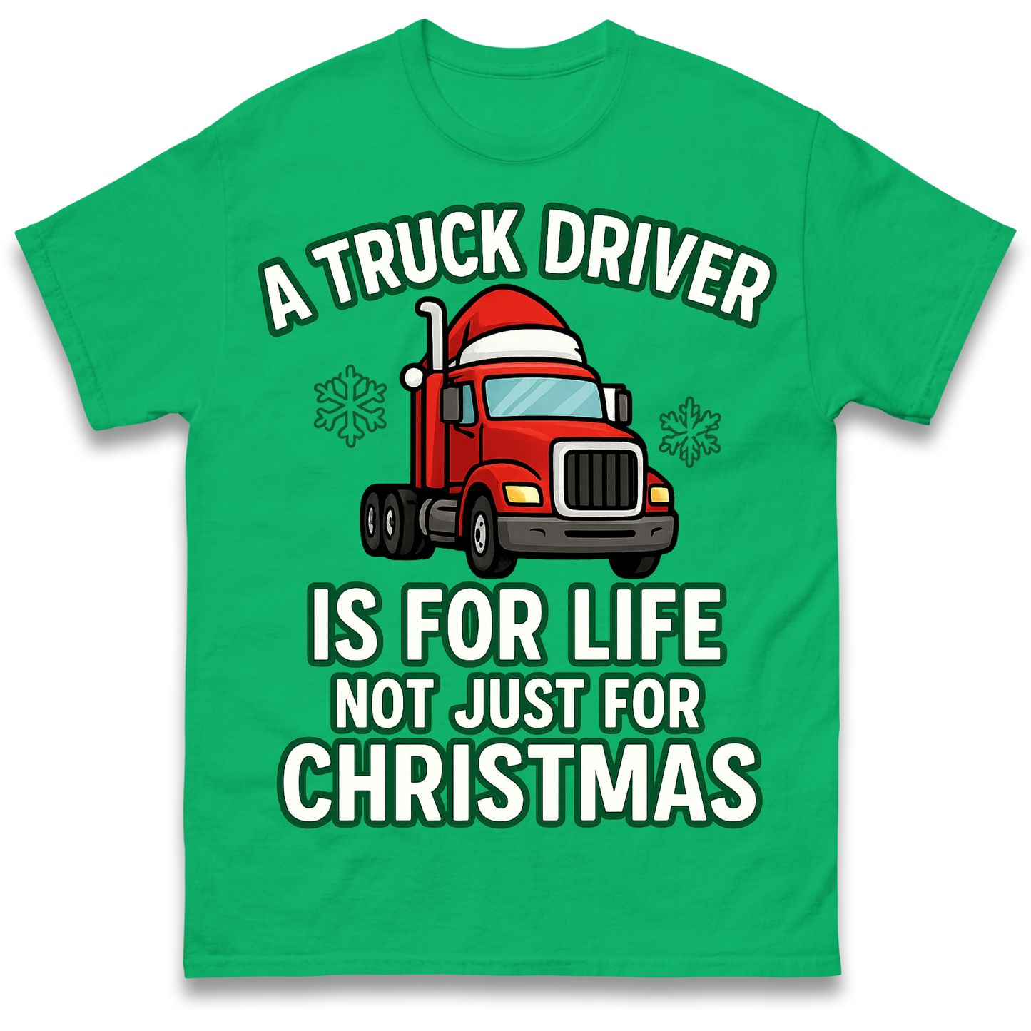 Truck Driver Christmas T Shirt