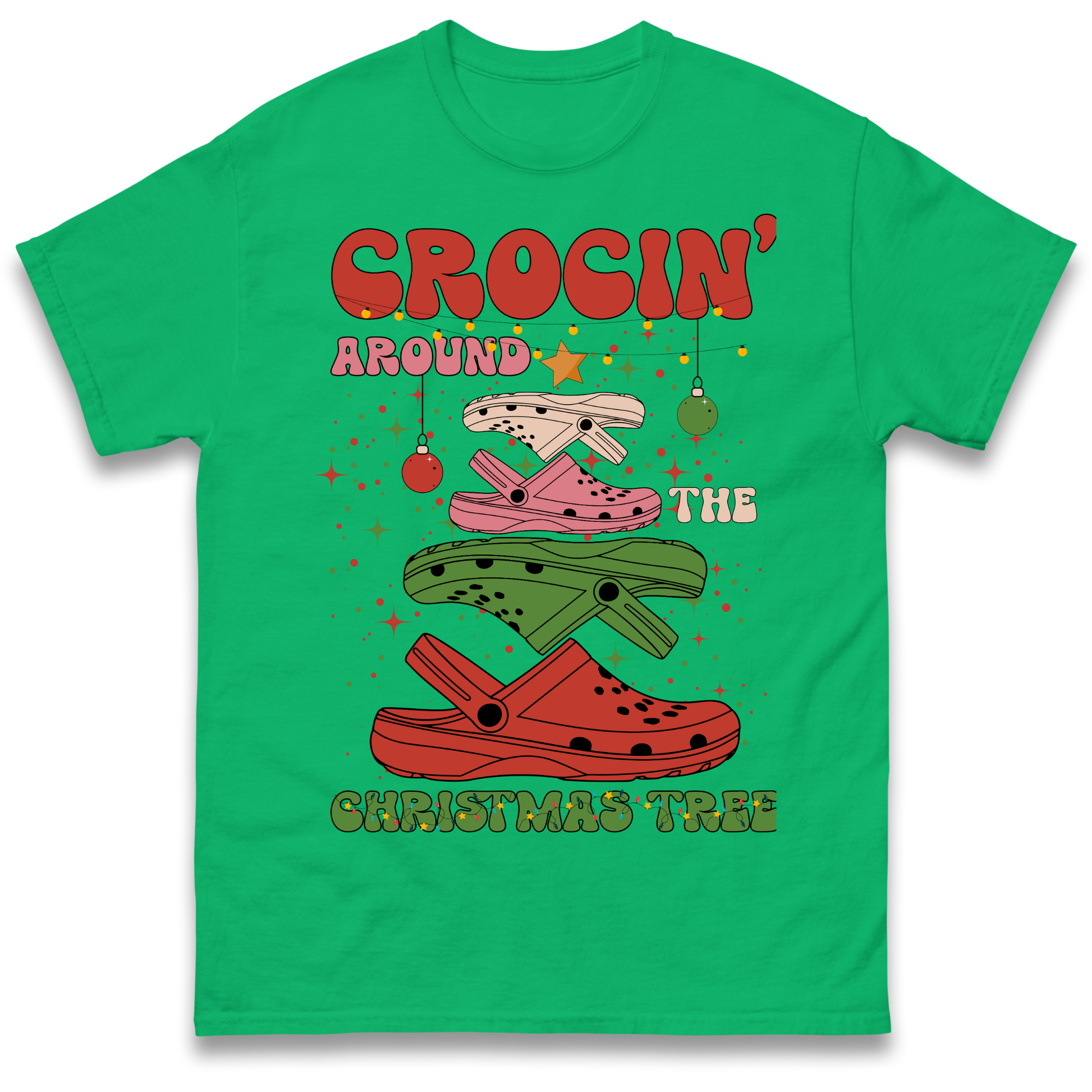 Crockin Around the Christmas Tree Christmas T Shirt