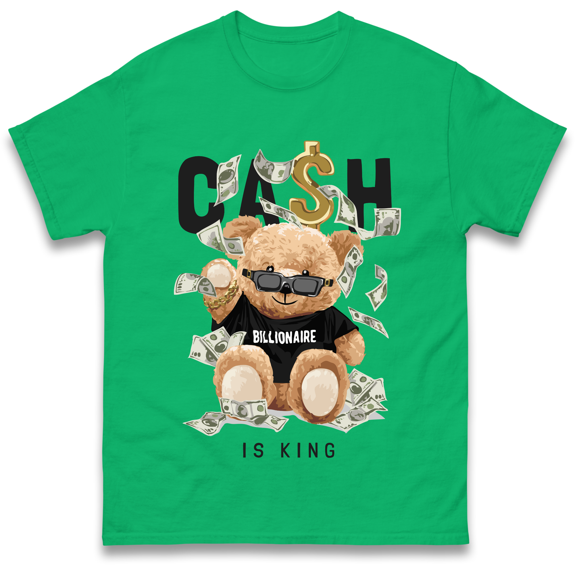 Teddy Bear Billionaire Streetwear T Shirt