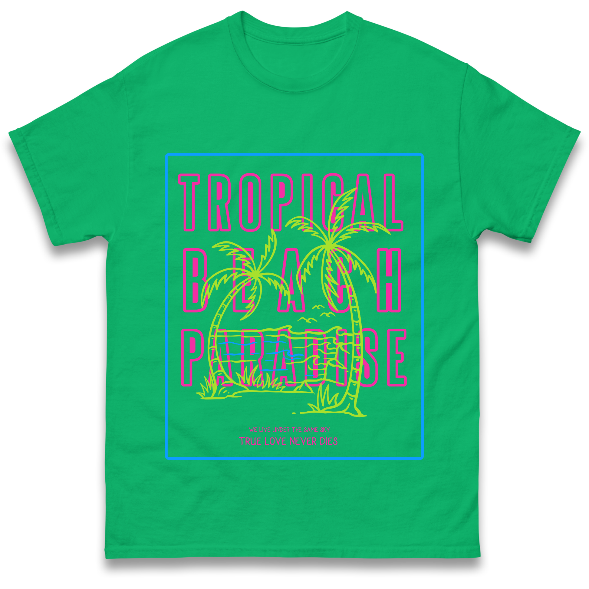 Tropical Beach Paradise T Shirt