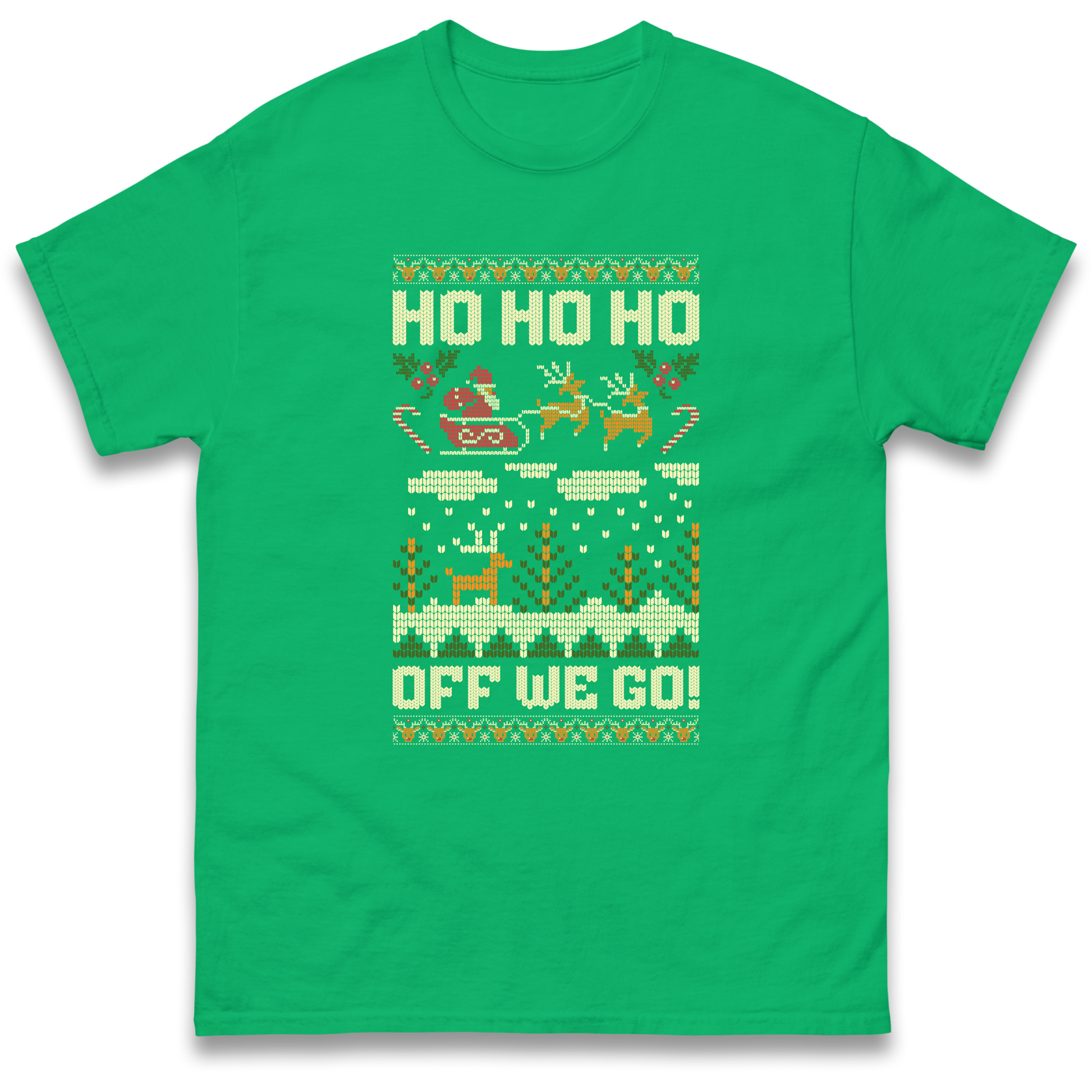Have Yourself a HO HO HO Off we Go Christmas T Shirt