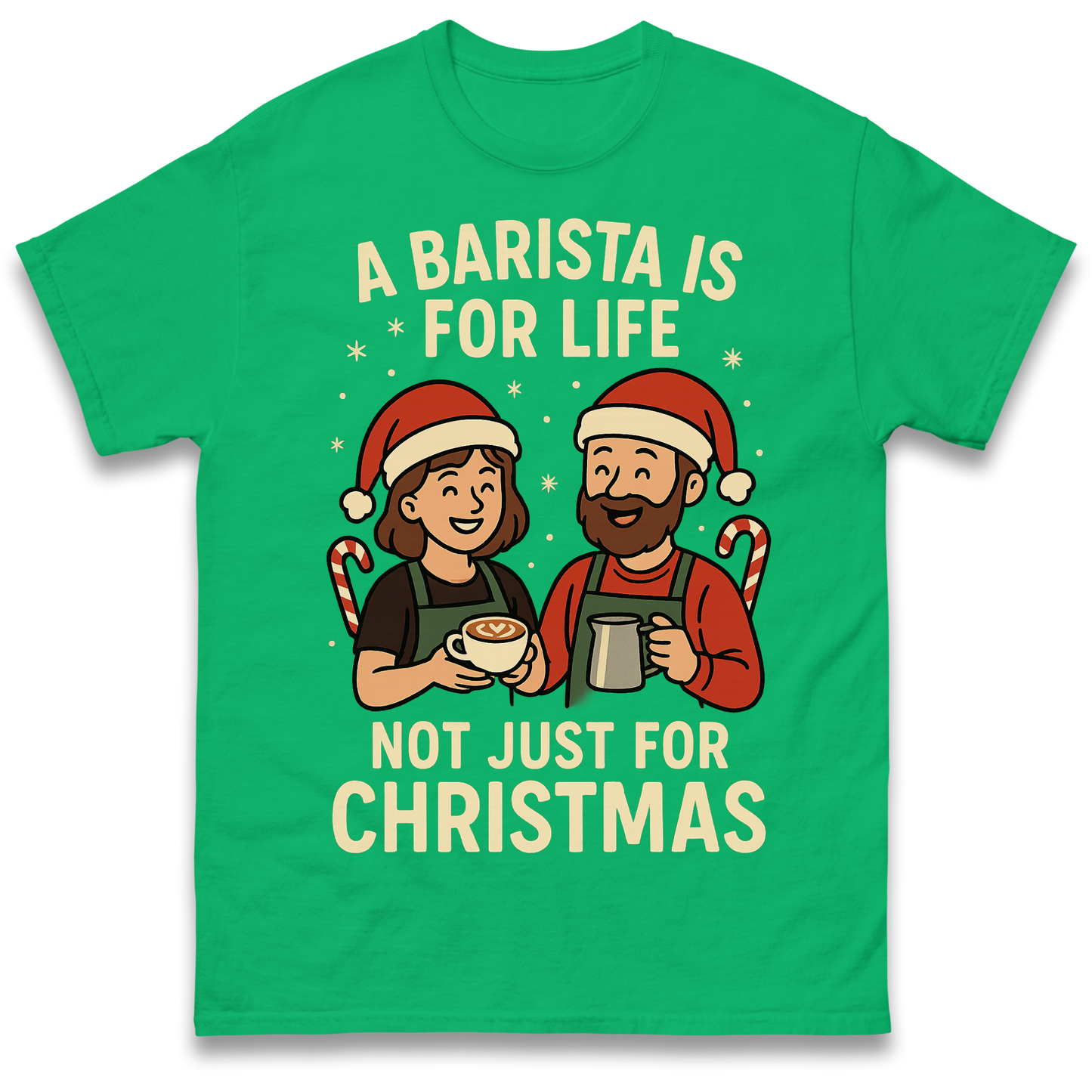 Barista Christmas T Shirt