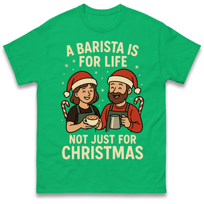 Barista Christmas T Shirt