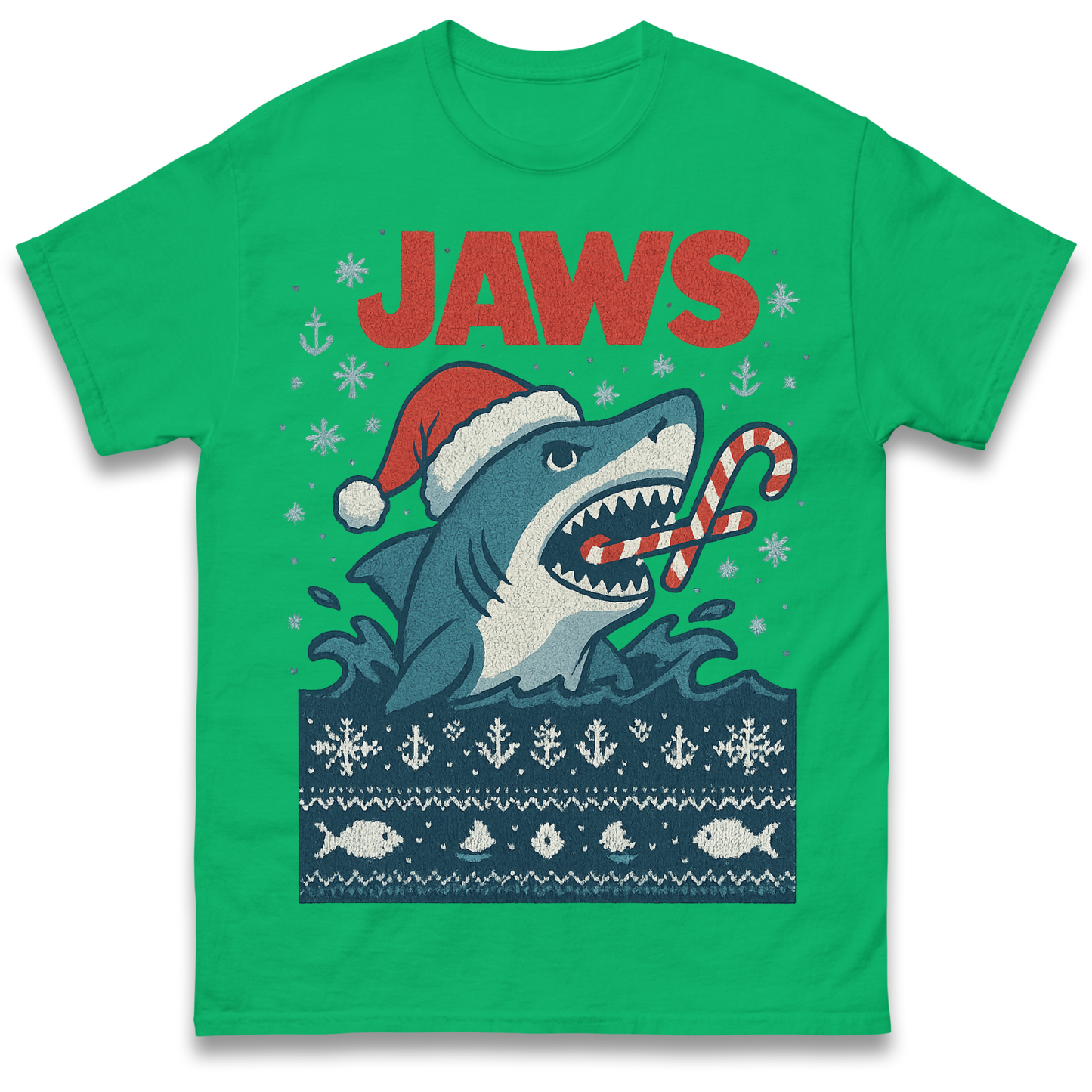 Jaws Christmas T Shirt