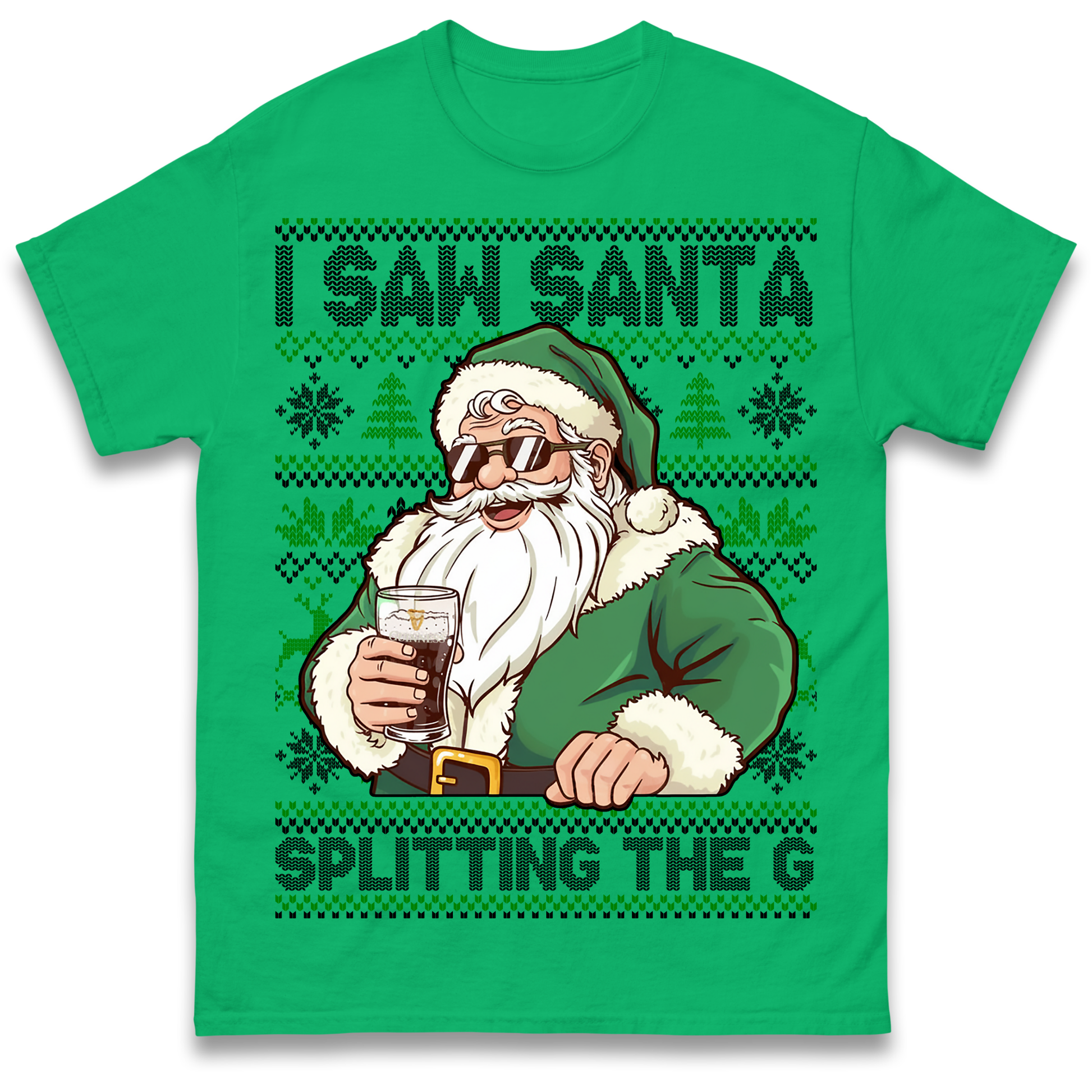 Santa Splitting The G T Shirt