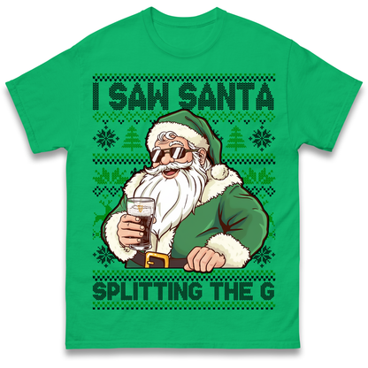 Santa Splitting The G T Shirt