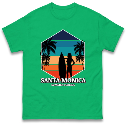 Santa Monica Summer Surfing T Shirt