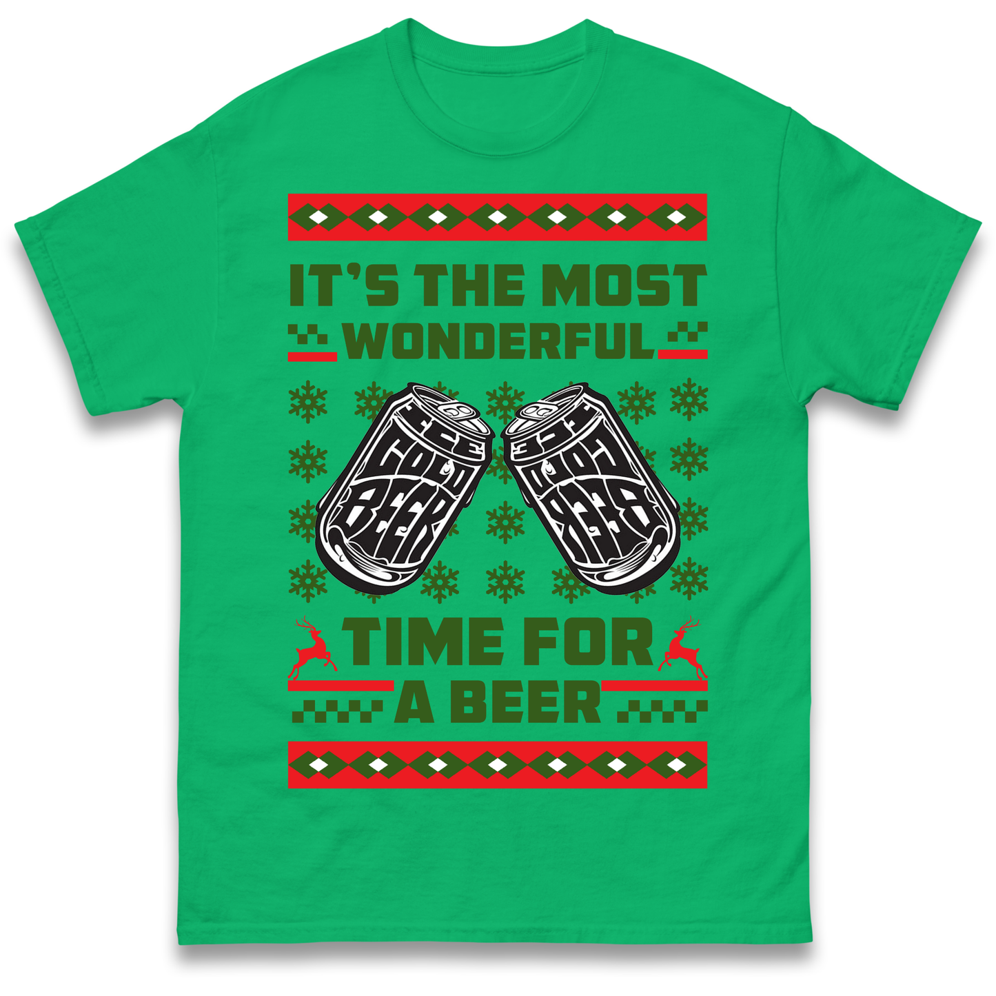 Its The Most Wonderful Time For A Beer Christmas T Shirt