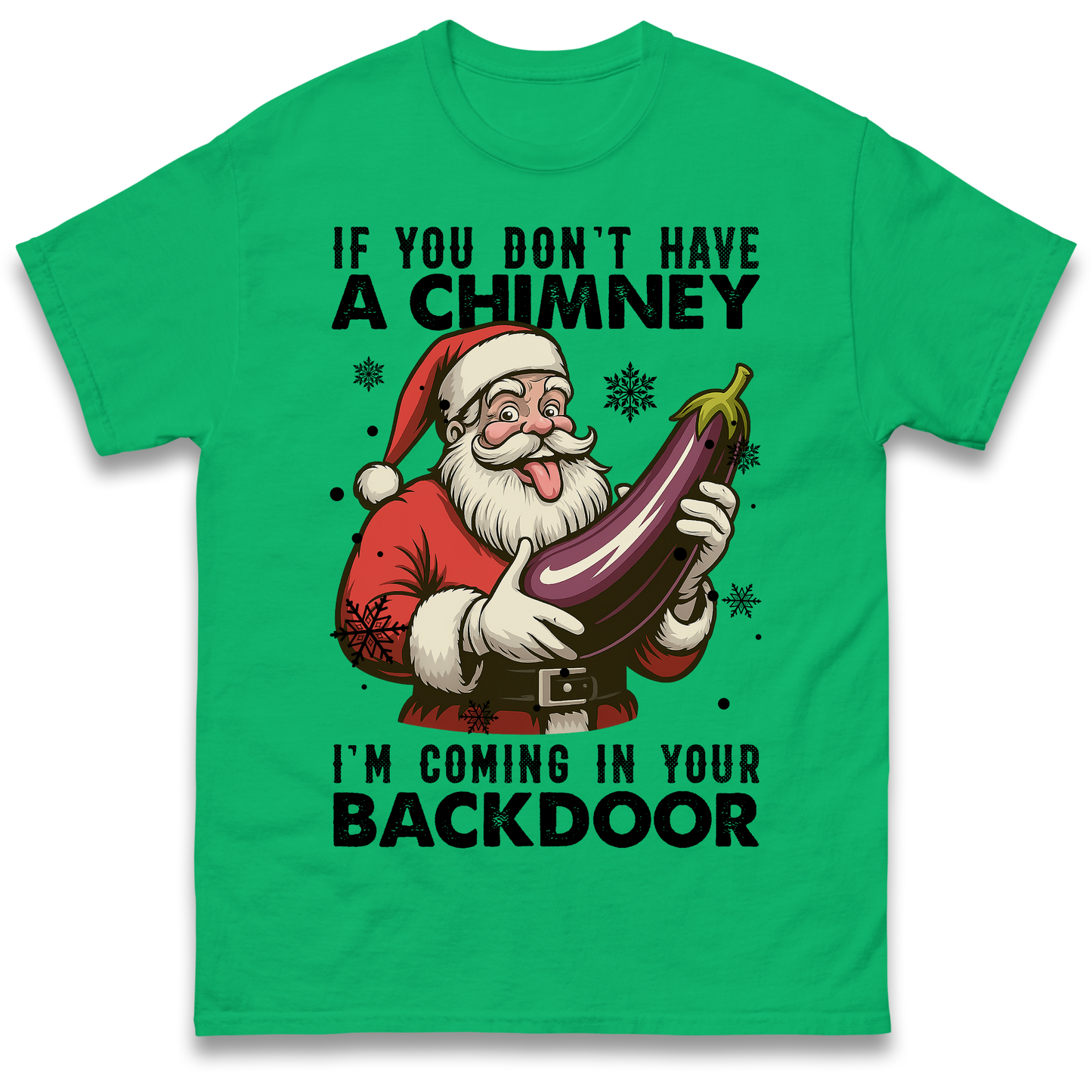 Santa Back Door T-Shirt