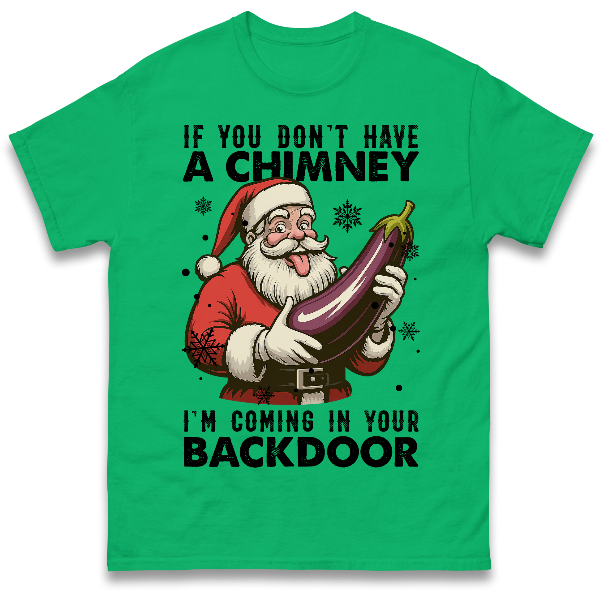 Santa Back Door T-Shirt