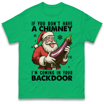 Santa Back Door T-Shirt