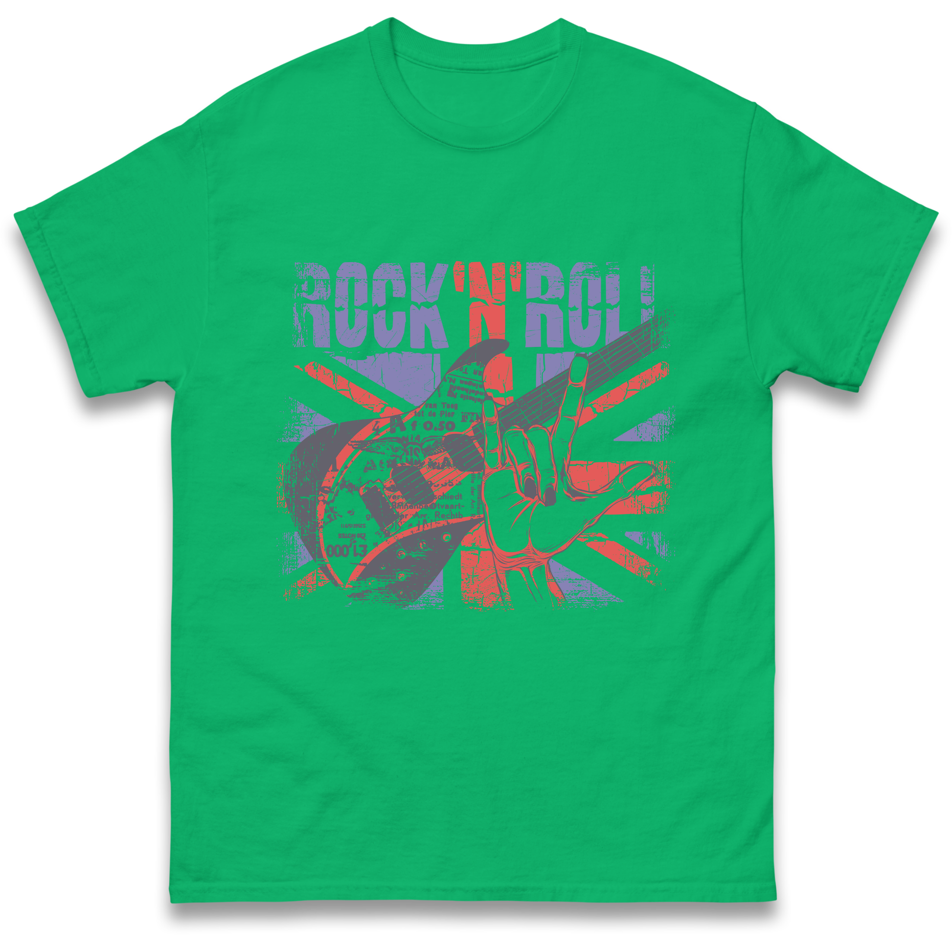Rock N Roll Union Jack T Shirt