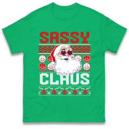 Sassy Claus Santa Christmas T Shirt