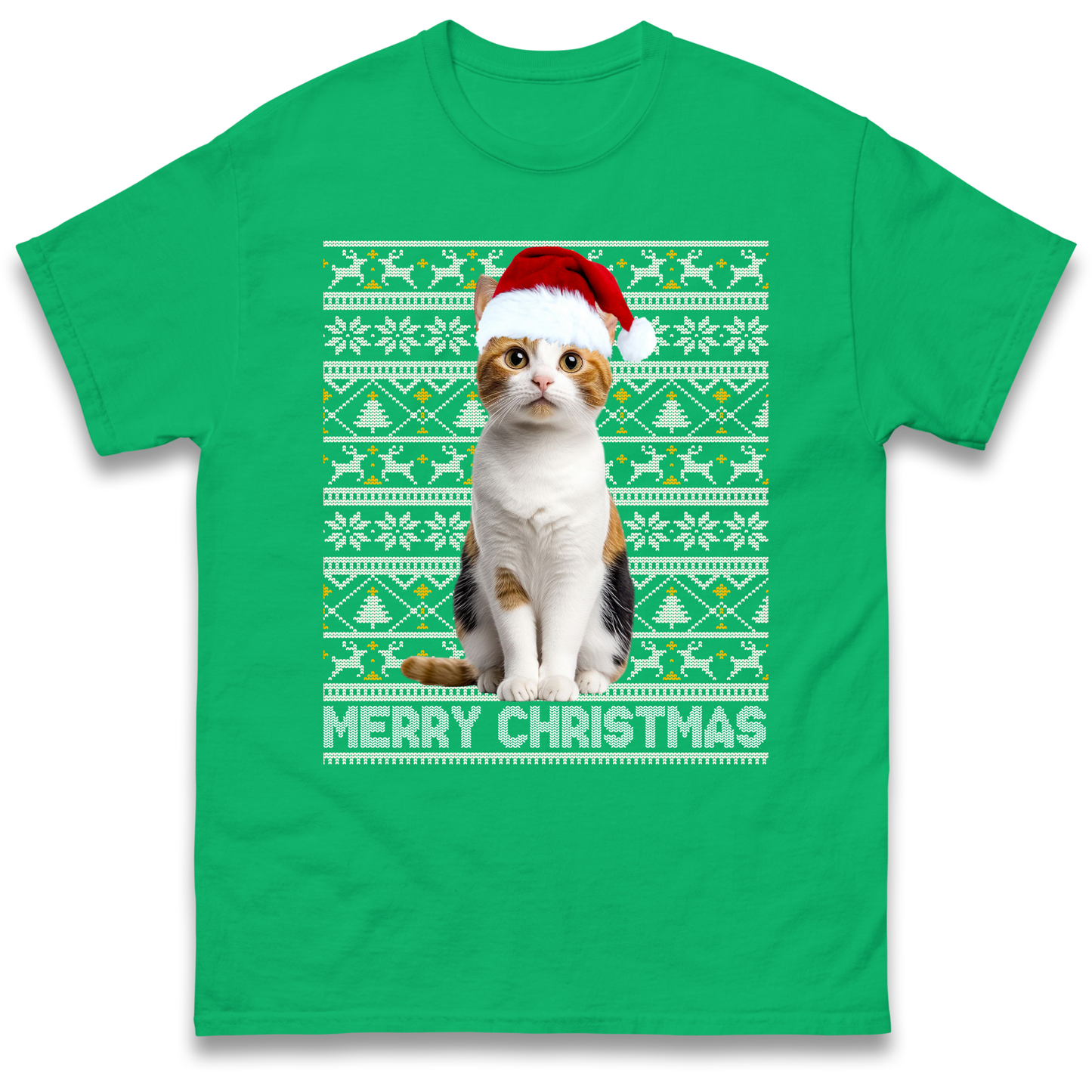 Merry Christmas Cat T Shirt