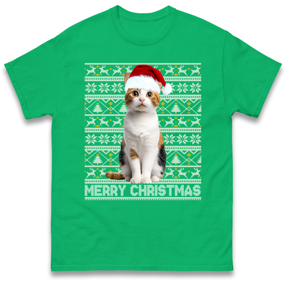 Merry Christmas Cat T Shirt