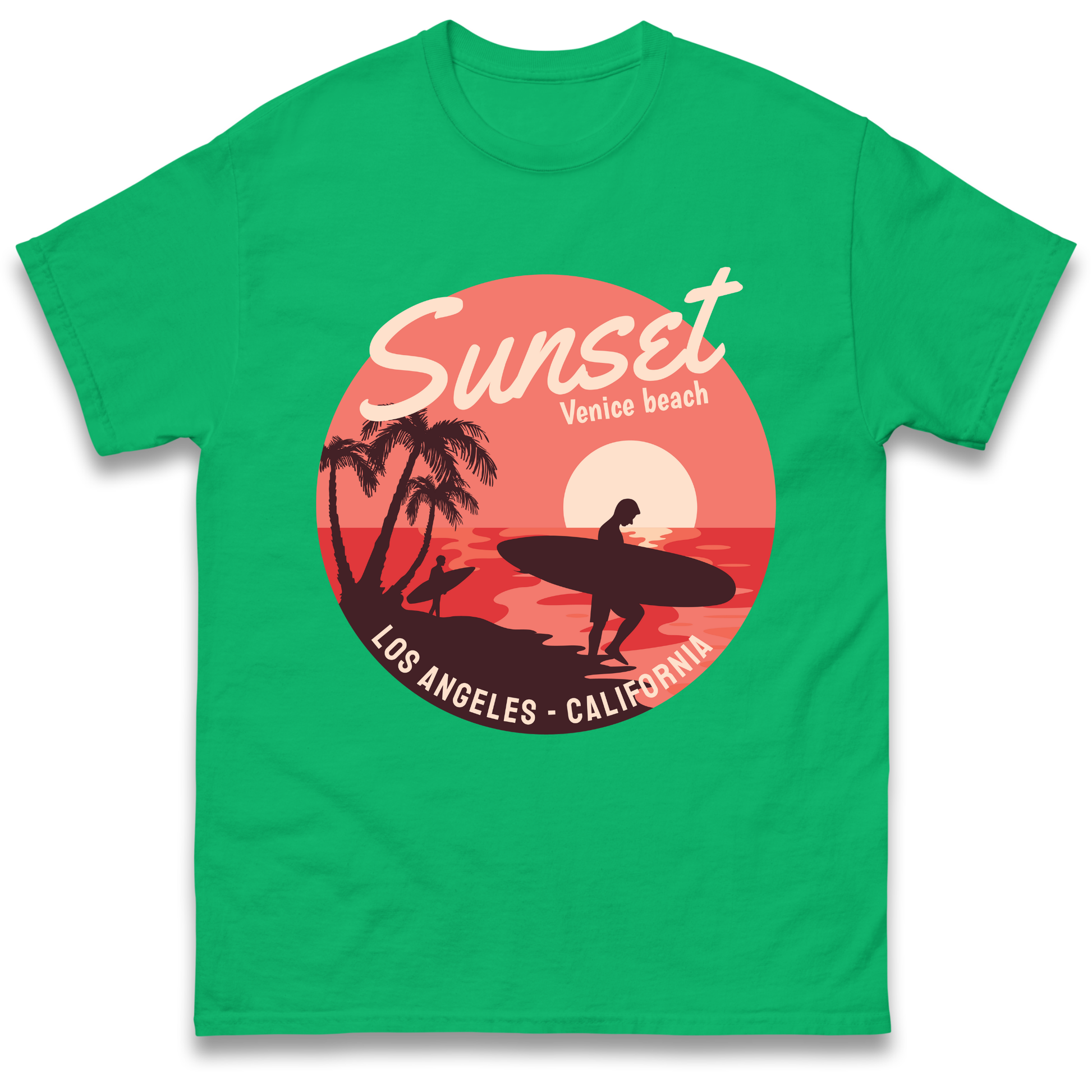 Sunset Venice Beach T Shirt
