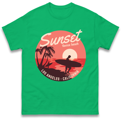 Sunset Venice Beach T Shirt