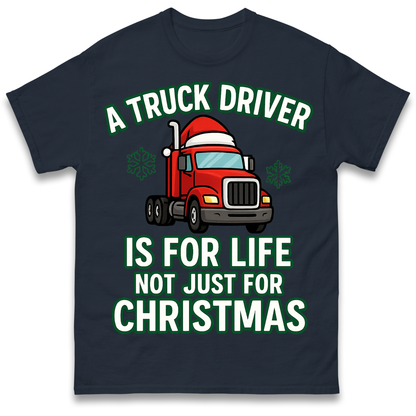 Truck Driver Christmas T Shirt