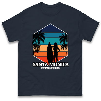 Santa Monica Summer Surfing T Shirt