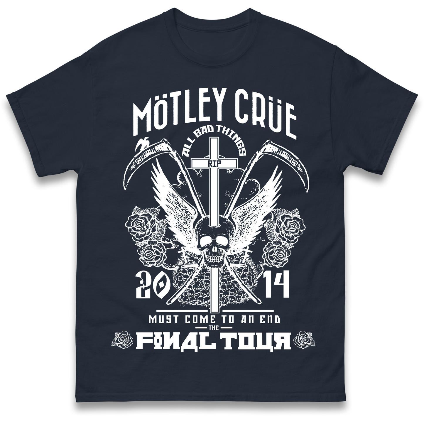Motley Crue All Bad Things T Shirt