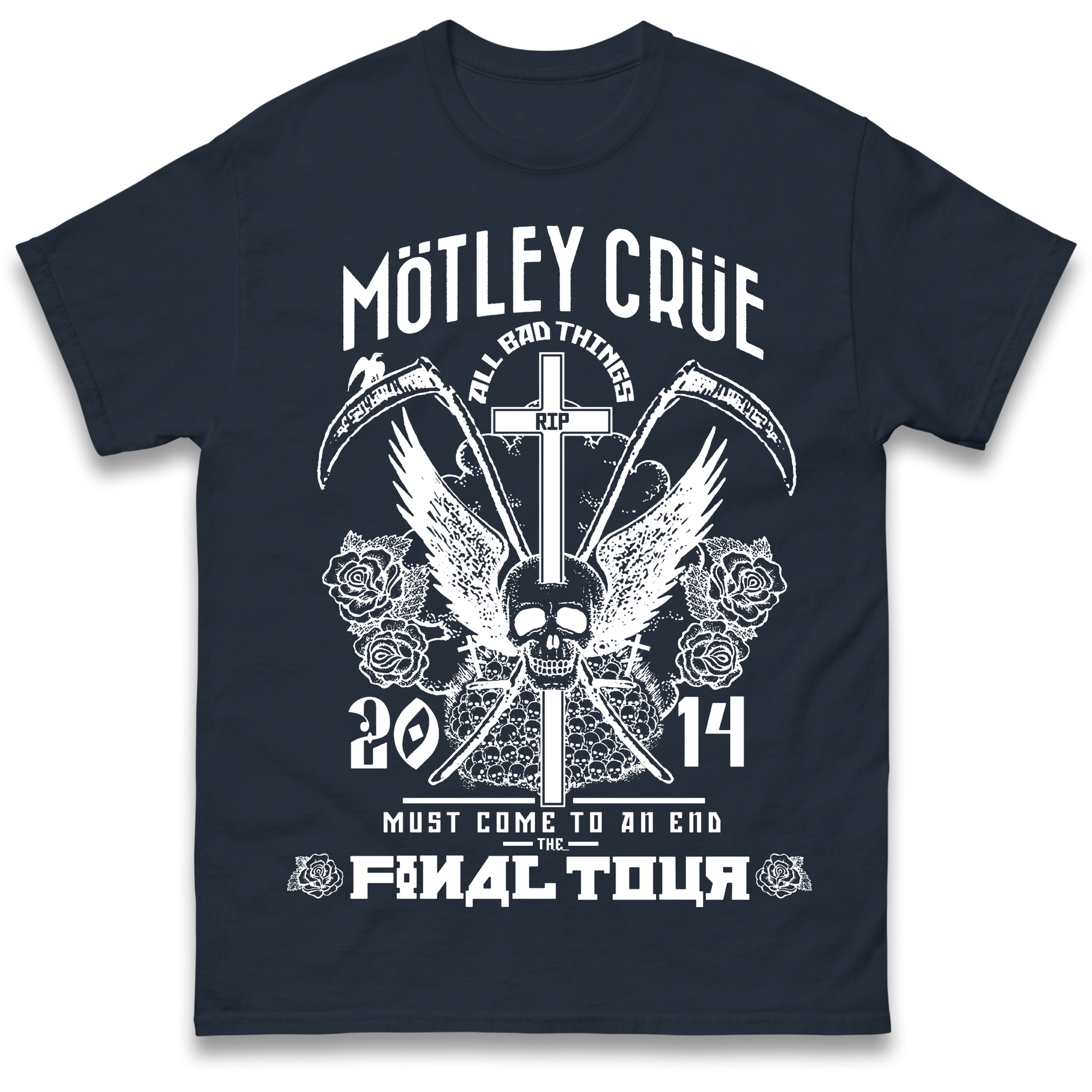 Motley Crue All Bad Things T Shirt