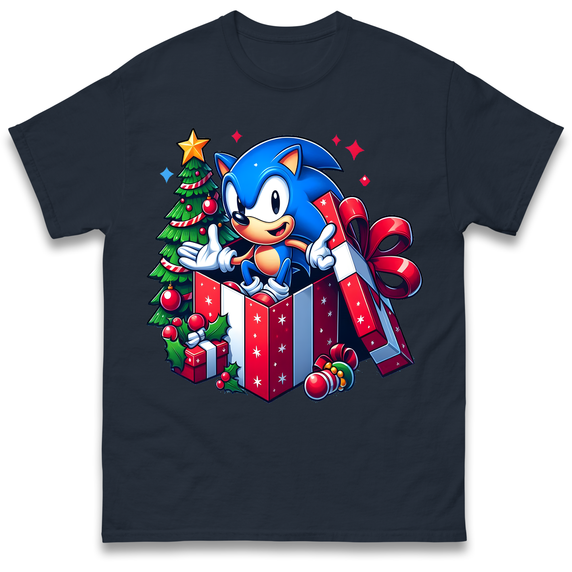 Sonic The Hedgehog Christmas T Shirt