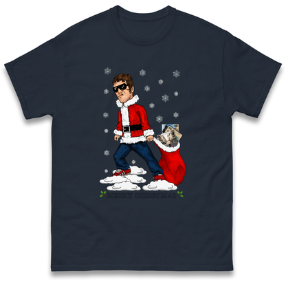 Liam Gallagher Christmas Santa T Shirt