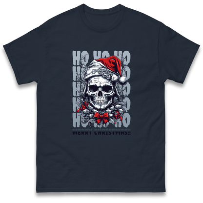HO HO HO Santa Skelington Christmas T Shirt