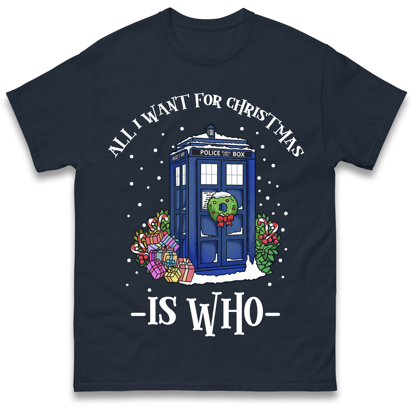 Dr Who Christmas T-Shirt