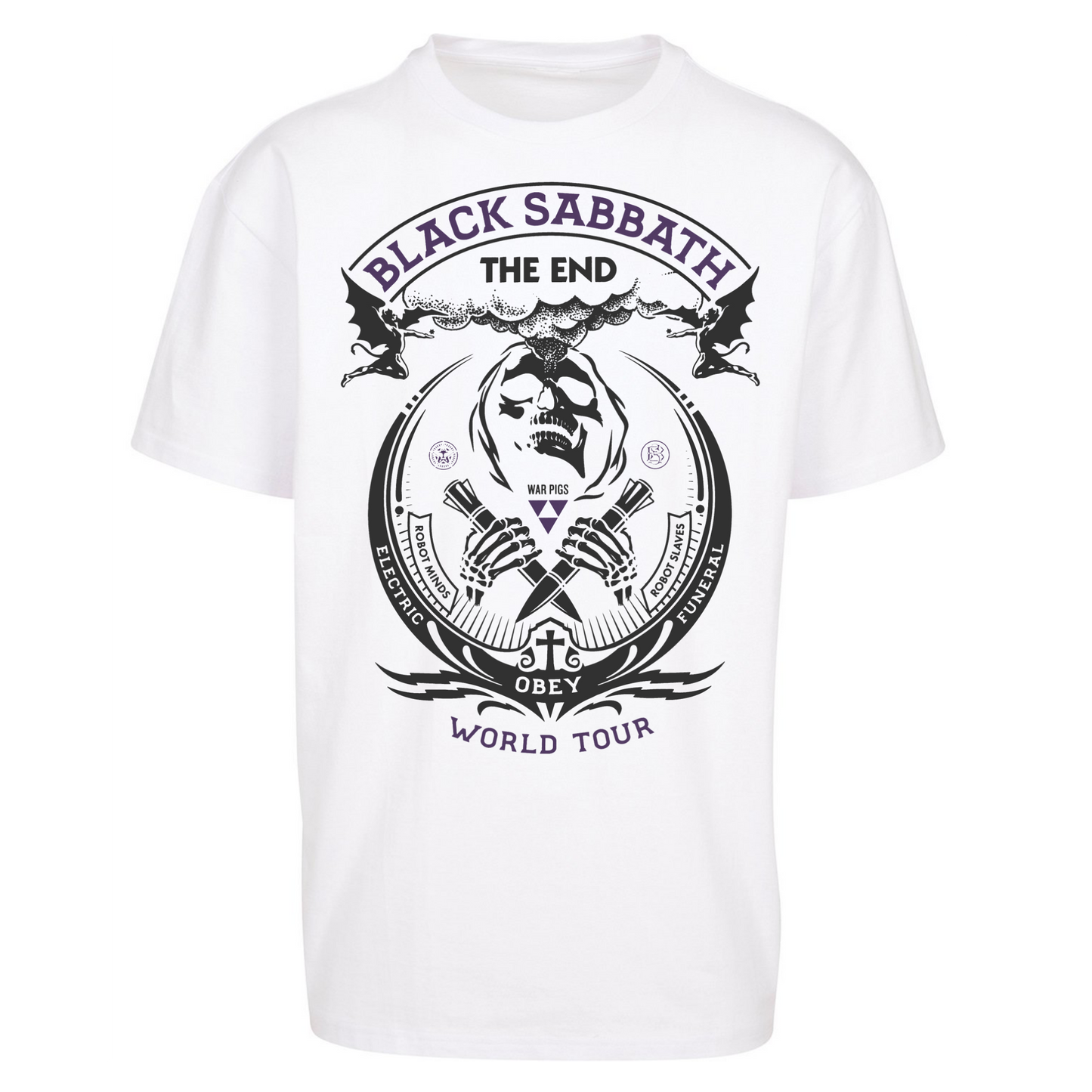 Black Sabbath The End World Tour oversized T Shirt