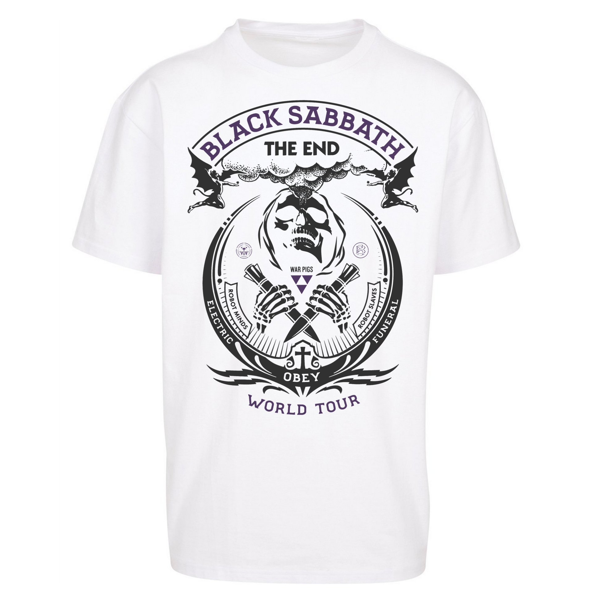 Black Sabbath The End World Tour oversized T Shirt