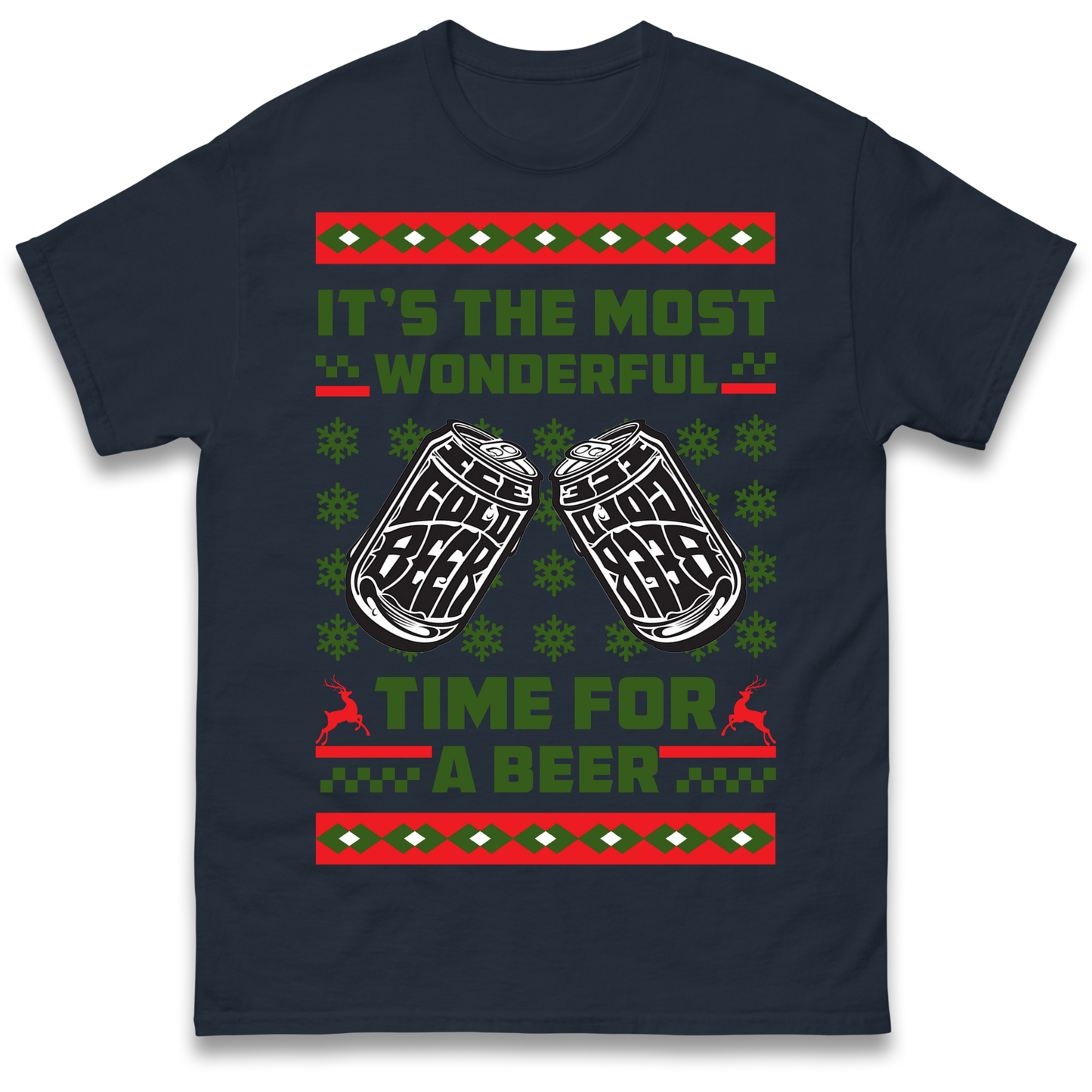 Its The Most Wonderful Time For A Beer Christmas T Shirt