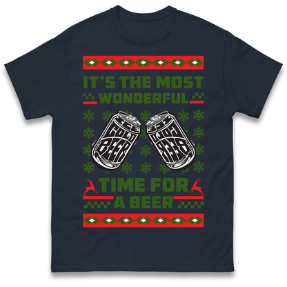 Its The Most Wonderful Time For A Beer Christmas T Shirt