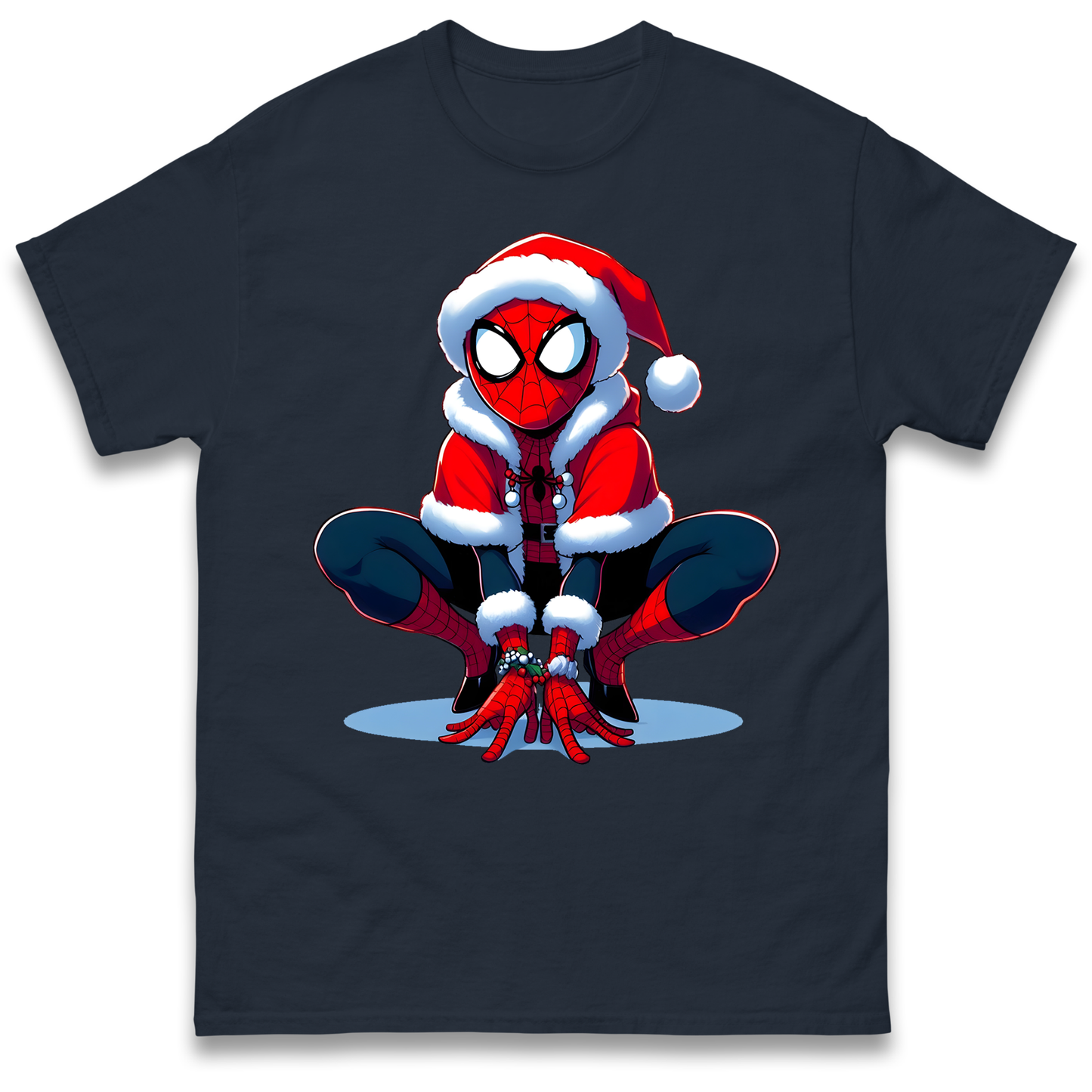 Spiderman Santa T Shirt
