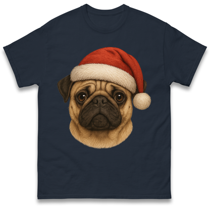 Pug Face Christmas T Shirt