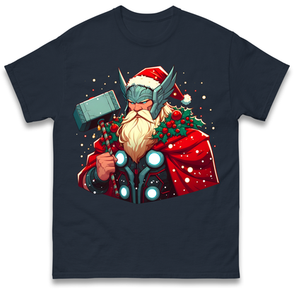 Viking Thor Santa T Shirt