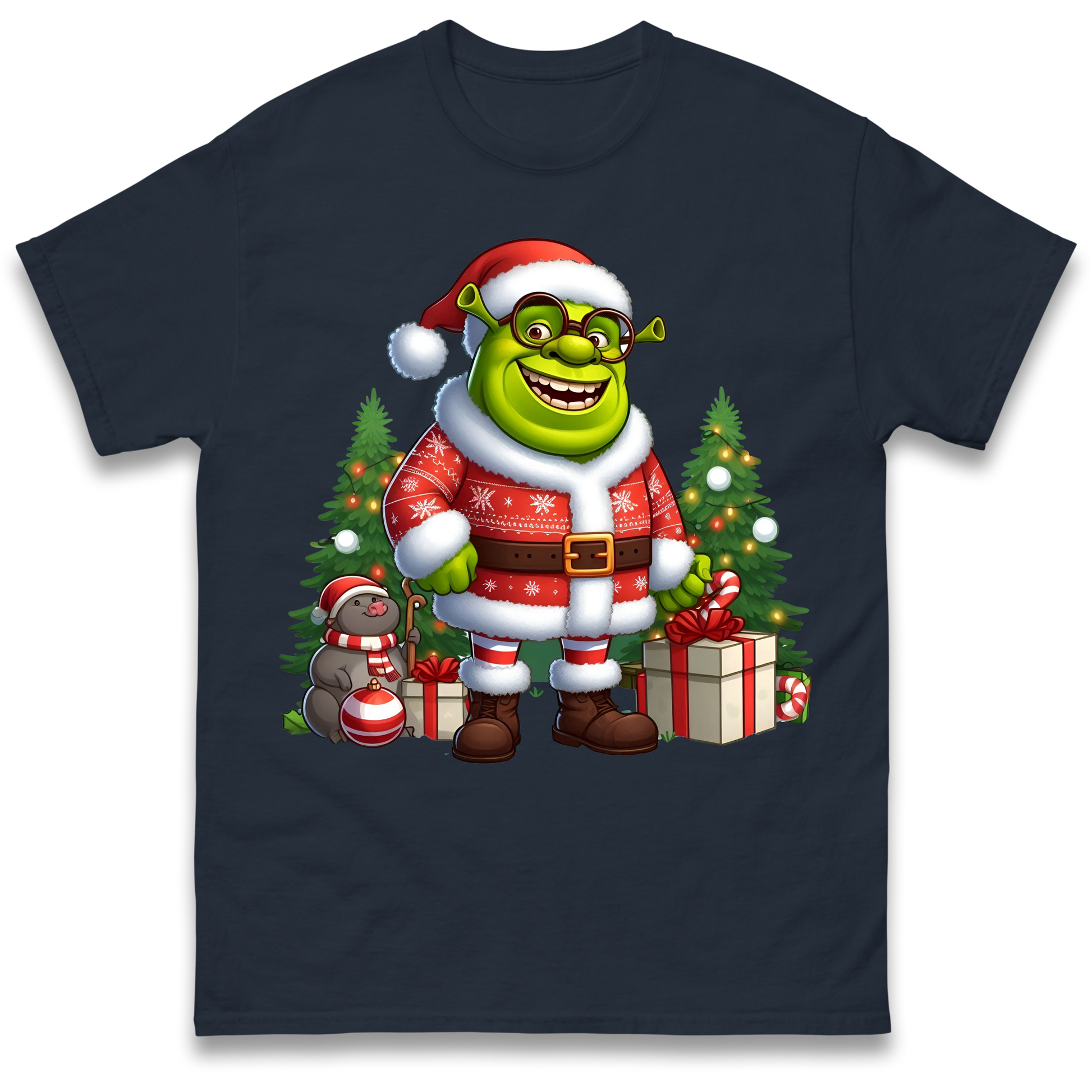 Shrek Santa Claus Presents T Shirt