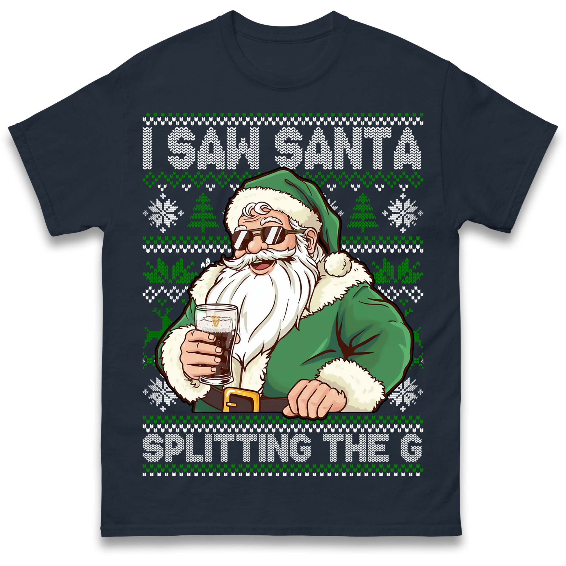 Santa Splitting The G T Shirt