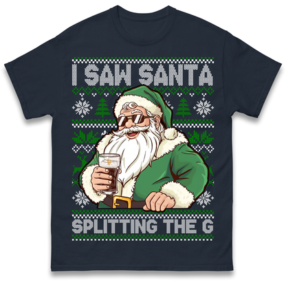 Santa Splitting The G T Shirt
