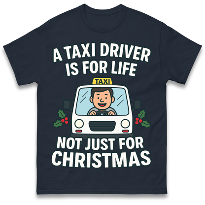 Taxi Driver Christmas T Shirt