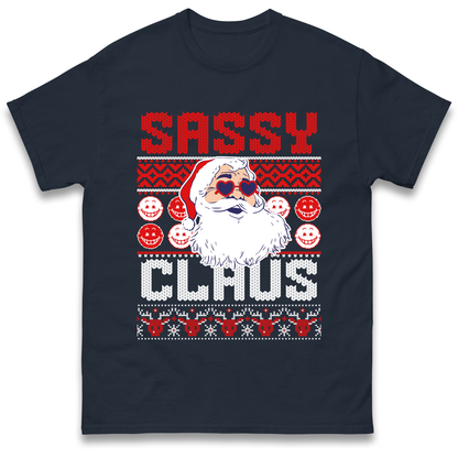 Sassy Claus Santa Christmas T Shirt