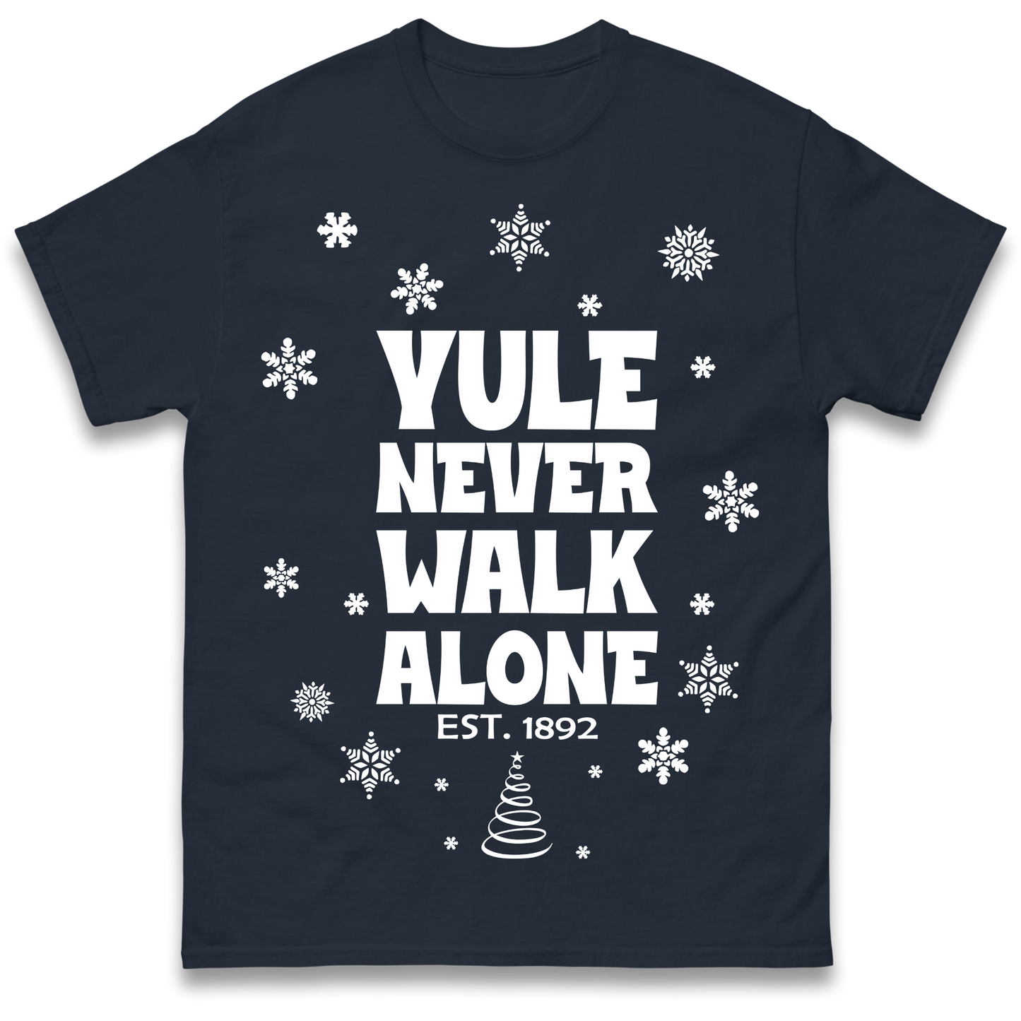 Yule Never Walk Alone Liverpool Christmas T Shirt