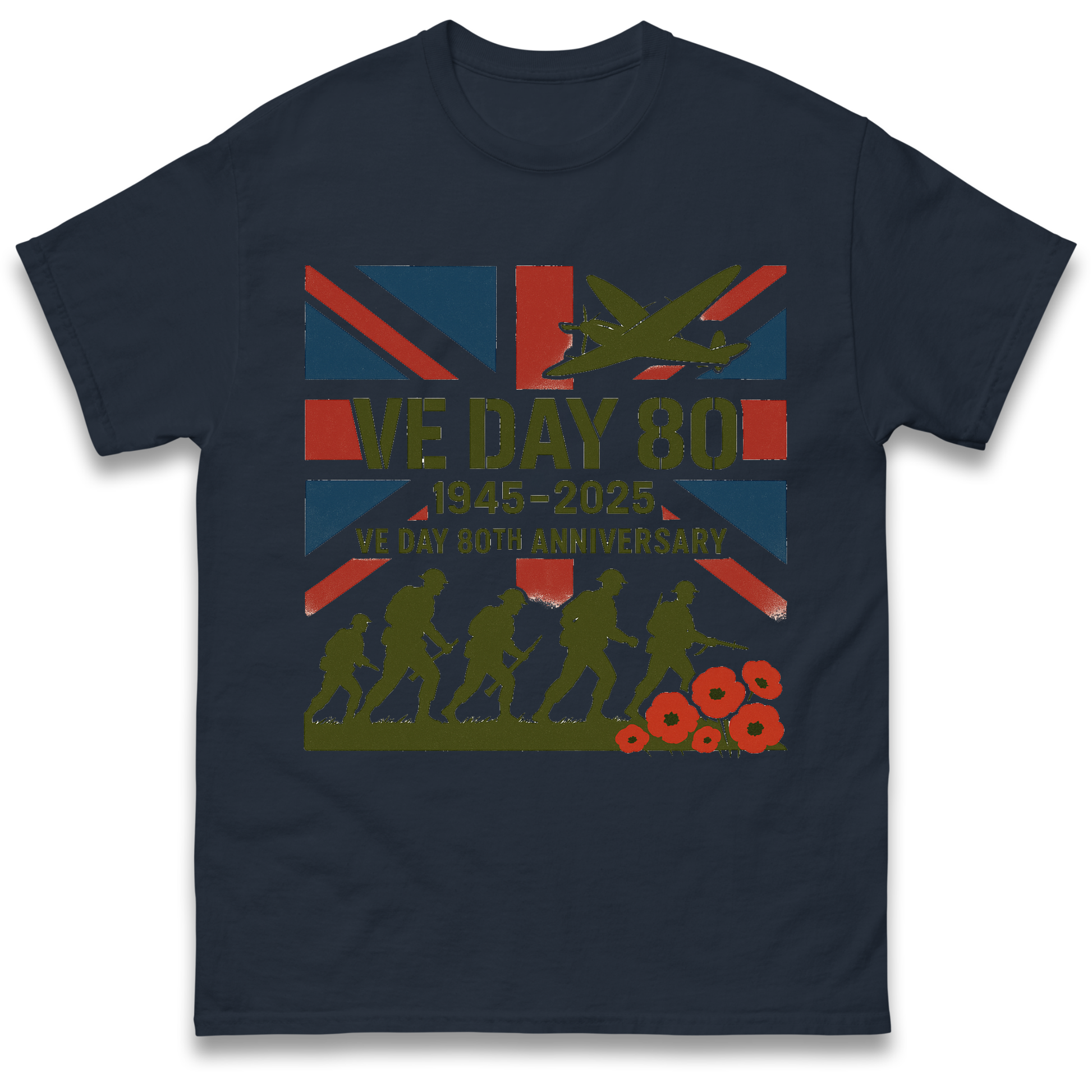 VE Day 80th Anniversary 1945 2025 T Shirt