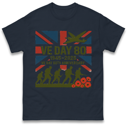 VE Day 80th Anniversary 1945 2025 T Shirt
